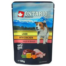 Ontario Dog - piščanec in jetra v juhi - 100 g