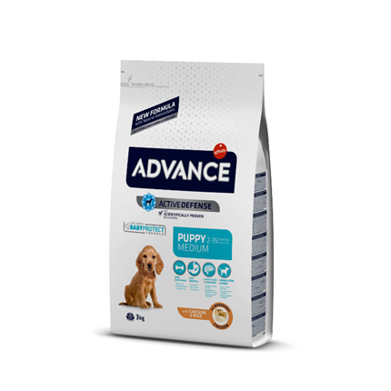 Advance Puppy Medium Protect - piščanec in riž - 3 kg