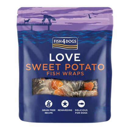 Fish4Dogs Sea Wraps Sweet Potato - 100 g