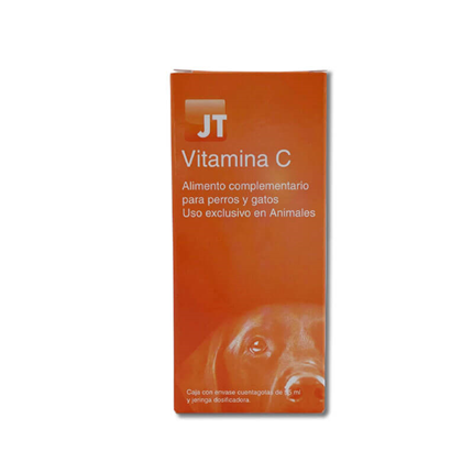 JT Vitamina C tekoči vitamin C za pse, mačke in male glodavce - 55 ml