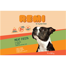 Remi Dog Multipack vrečke, perutnina in govedina - 4 x 100 g