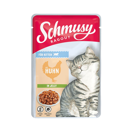 Schmusy Ragout Kitten Jelly - piščanec
