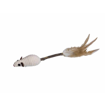 Nobby igrača matatabi, palica s perjem in miško - 14 cm