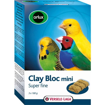 Versele-Laga Orlux Clay Bloc Amazon River mini glineni kamen - 3 x 180 g