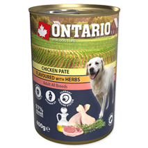 Ontario Dog Adult - piščančja pašteta z zelišči