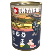 Ontario Dog Puppy - piščančja pašteta s spirulino & lososovim oljem