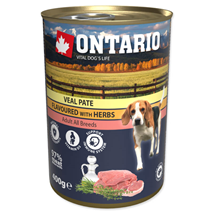 Ontario Dog Adult - telečja pašteta z zelišči