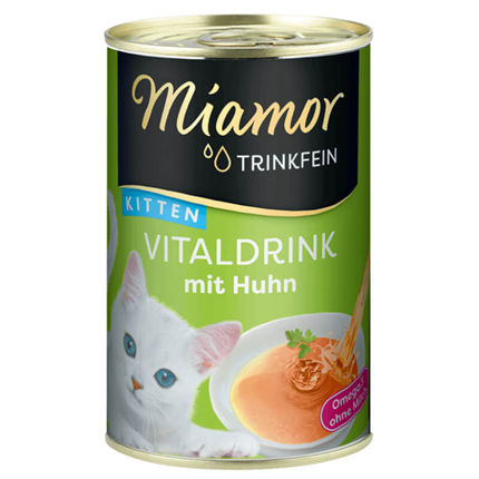 Miamor Vitality Drink Kitten pijača s koščki piščanca