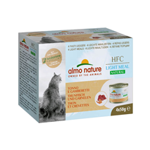 Almo Nature HFC Natural Light - tuna in kozice - 4 x 50 g