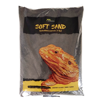 Aquatlantis terarijski pesek Soft Sand, črn - 4kg