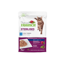 Natural Trainer Cat Sterilised, vrečka - tuna - 85 g