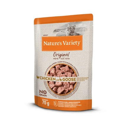 Nature's Variety Original Cat Adult - piščanec in gos - 70 g