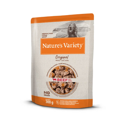 Nature's Variety Original Dog Med/Maxi Adult - govedina - 300 g
