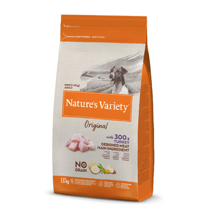 Nature's Variety Original No grain Dog Mini Adult - puran