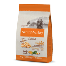 Nature's Variety Selected Dog Med/Maxi Adult - piščanec iz proste reje