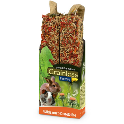 JR Farm Grainless Farmys palčki s cvetovi pegastega badlja - 140 g