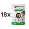 Ontario Cat Herb Line vrečka - piščanec in kozice - 80 g 18 x 80 g