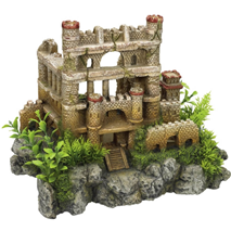 Nobby dekor ruševine gradu z rastlinjem - 30,8 x 19,8 x 24,8 cm