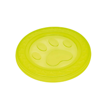 Nobby gumi TPR frizbi s tačko, rumen - 22 cm
