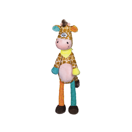 Nobby plišasta piskajoča igrača, žirafa - 56 cm