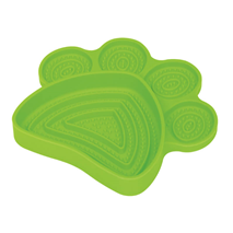 Nobby silikonska posoda Slow Feed, zelena tačka - 21 x 19 cm