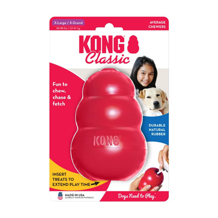 KONG Classic gumijasta igrača, rdeča XL