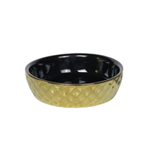 Nobby keramična posoda, zlato črna - 14 x 4 cm / 0,25 l