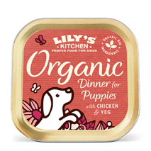 Lily's Kitchen  Organic Puppies Dinner - piščanec, svinjina, govedina in riba - 150 g