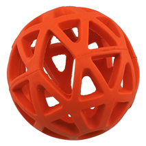 Dog Fantasy mrežasta žoga, oranžna - 7 cm