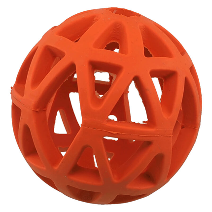 Dog Fantasy mrežasta žoga, oranžna - 9 cm