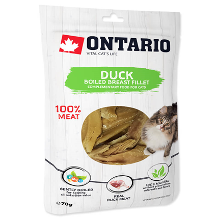 Ontario Cat posladek - kuhane račje prsi - 70 g