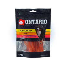 Ontario Snack Soft Jerkey mehki piščančji trakovi - 70 g