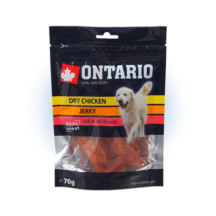 Ontario Snack Dry Jerkey suhi piščančji trakovi - 70 g