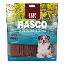 Rasco Premium posladek široki trakovi, govedina - 500 g