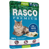 Rasco Premium Cat Sterilized Adult mesni koščki v omaki - polenovka in spirulina - 85 g 85 g