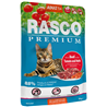 Rasco Premium Cat Adult mesni koščki v omaki - govedina in zelišča - 85 g 85 g