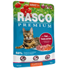 Rasco Premium Cat Adult mesni koščki v omaki - teletina in zelišča - 85 g 85 g
