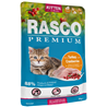 Rasco Premium Kitten mesni koščki v omaki - puran in brusnice - 85 g 85 g