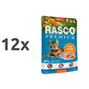 Rasco Premium Cat Adult mesni koščki v omaki - puran in rakitovec - 85 g 12 x 85 g