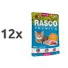 Rasco Premium Kitten mesni koščki v omaki - puran in brusnice - 85 g 12 x 85 g