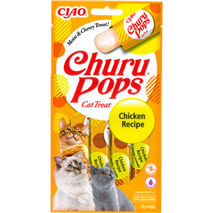 Inaba Cat Churu Pops, piščanec - 4 x 10 g