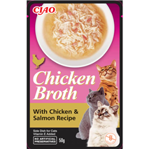 Inaba Cat Chicken Broth, piščanec in losos - 50 g