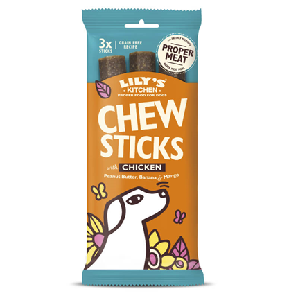 Lily's Kitchen Chew Sticks palčke s piščancem, 3 kos - 120 g