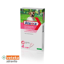 Ataxxa pipeta za pse nad od 4 do 10 kg, 1,0 ml/4 ampule