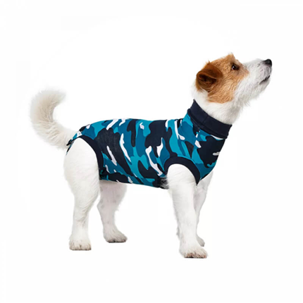 Suitical Recovery suit za pse XS, vojaško moder - 40-45 cm