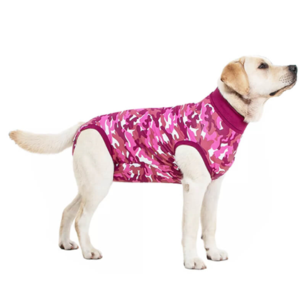 Suitical Recovery suit za pse M, vojaško roza - 55-69 cm