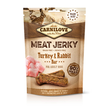 Carnilove Dog Meat Jerky - zajec & puran, 100g