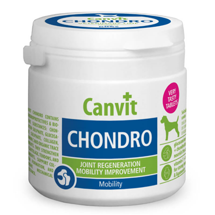 Canvit Chondro podpora za sklepe in boljšo mobilnost psov - 100 tablet