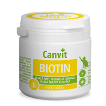 Canvit Biotin za zdravo kožo in dlako mačk - 100 g