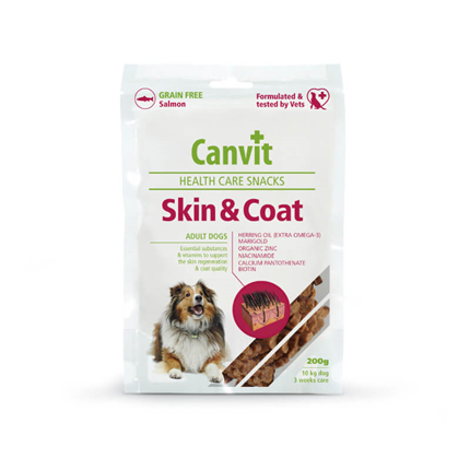 Canvit Health Care Snacks priboljški za zdravo kožo in dlako psa - 200 g